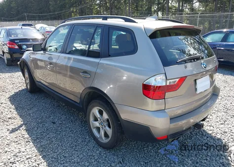 2007 BMW X3 3.0Si z USA, uszkodzony, nr VIN WBXPC93417WF25171
